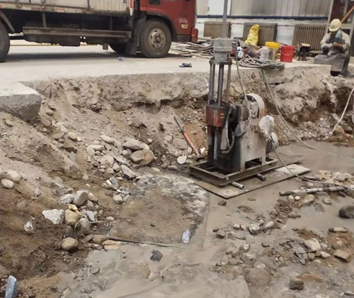 开远公路下沉压浆